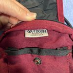 Outdoor Products Burgundy Crossbody Bag With Strap & Zipper Pocket Photo 3