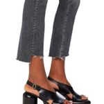 💕MOTHER💕 The Insider Crop Step Fray Jeans ~ Save Your Soul 33 NWT Black Photo 3