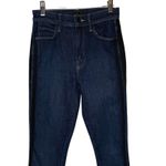 Mother Stunner Zip Ankle Step Fray Sweeping Racer Jean size 24 Blue Photo 3