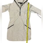 Athleta  Long Zip Up Hoodie Heathered Gray Tunic Duster Sweatshirt Womens Small Photo 4