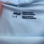 Aerie NWT large high cute cheeky bikini swim bottom blue floral Photo 2