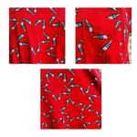 LuLaRoe NWOT Irma Stars Popsicles Top Sz 10 Red Hi Low Patriotic Vetera… Photo 4