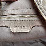 Bebe  Maria Velvet Quilted Large Backpack Taupe Gold Hardware MSRP 109 Photo 10