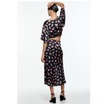 ZARA NWOT  SATIN MIDI SKIRT WITH FLORAL PRINT  HIGH WAIST BLOGGERS FAV Photo 2