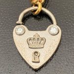 Juicy Couture Retired RARE 2-tone “LOVE ME” Lock Collectible Bracelet Charm Photo 2
