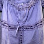 Venus Women's Lavender Crochet Lace Off Shoulder blouse princess fairy boho Photo 2