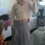 Beige Soft Fitted Button Cardigan Tan Photo 0