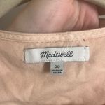 Madewell ✨ Top-Stitched Coverall Blush Sz 00 Jumpsuit✨ Photo 6