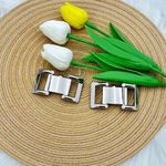 Nine West π Metallic buckle for heels detachable shoe decoration lot of 2 Photo 3