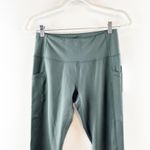 Zella Mid Rise Daily Pocket Leggings 24" Green Medium Photo 4