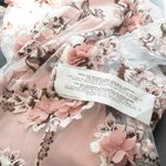 Dress the Population - New! Sidney Floral Appliqué Mesh Gown Photo 7