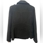 Women’s Gray Buttoned front Pea Coat Size L Photo 1