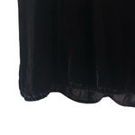 Cut Loose Black Velvet Bubble Hem Midi Skirt Size Small Holiday Party Size M Photo 2