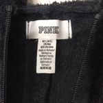 PINK - Victoria's Secret VS PINK Teddy One piece pjs Black w/Red Hearts cozy fall limited edition warm Photo 4