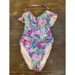 Lilly Pulitzer NWT ‎ SIZE 4 RUBYANN SWIMSUIT *PARADISE PETALS* MANDEVILLA BABY Photo 2