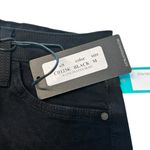 Just Black Just‎ Black Size M Tatiana A-Line Denim Mini Skirt Black Frayed Stitch Fix NWT Photo 2