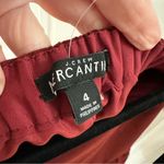 J.Crew NWOT  Ruffle Hem Mini Skirt Crimson Burgundy Wine sz 4 Photo 7