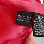 Ellen Tracy Linda Allard Blazer Women Open Front silk lined Jacket Pink Red sz 6 Photo 7