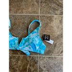 California Waves  Bikini Top Blue Tie Dye
Size Medium Photo 4