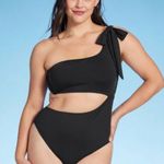 Shade & Shore Women's One Shoulder Bow Cut Out One Piece Swimsuit - ™ Photo 0