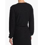 Walter Baker  Size XS Black Melinda V-Neck Button Down Top Neutral Monochrome Photo 1