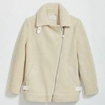 Loft Faux Shearling Sherpa Moto Jacket Photo 0