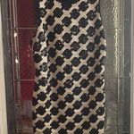 Romeo + Juliet Couture  Bodycon Black & Metallic Silver Sequined Dress Size L Photo 0