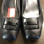 Tahari Shawna Black fine leather buckle shoes Block Heels Women’s Size 9 Photo 7