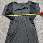 Tea N Rose  Black and Gray Short Sleeve Dress Photo 4