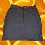 Tommy Hilfiger Black Sleek Mini Skirt Size 10 Photo 0