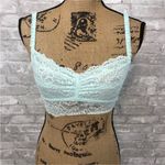 Shop The Trends Lace Bralette in Light Blue Photo 0