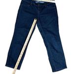 Ann Taylor Modern Fit Cropped Denim Jeans Women's Size 6 Blue Low Rise Dark Wash Photo 2