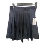We Wore What NWT Tennis Skort SMALL Black Pleated High Waist Skirt Athletic Chic Photo 1