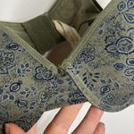 Lucky Brand NWT  Olive Green Floral Lace Bra Photo 3