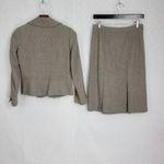 Pendleton Womens Skirt Suits Size 4P/2P Gray Business Round Collar A-Line Photo 3