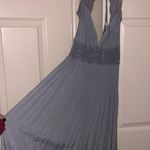 American Threads Blue Long Formal Dress Photo 0