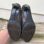 Naturalizer Maizie 11 Wide bronze/black snakeskin heels Photo 7