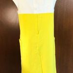Kate Spade Yellow and White Asymmetrical Dress Photo 6