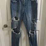 Altar'd State  Vervet Blue Straight Leg Jeans Women's 29 Distressed Denim grunge Photo 0