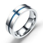 Men&Women Stainless Steel Titanium Band Ring New Size 10 Silver Photo 0