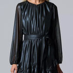 Vera Wang Stylish Black Polyester Garment Photo 0