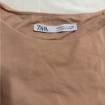 ZARA  Tan color halter neck bodysuit /S Photo 1