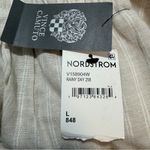 Vince Camuto  Wide leg linen blend pull on drawstring pants women's Large NWT Photo 5