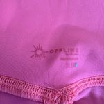 OFFLINE by Aerie Coral Pink Flowy Pleated Athletic Shorts XL Photo 2