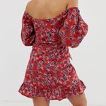 ASOS Paisley Print Puff Sleeve Mini Dress | US 4 Photo 8