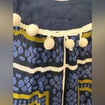 Raga  Riviera Maya Printed Midi Dress Women's Blue 100% Viscose Racerback Photo 4