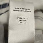 BeachLunchLounge Striped Linen Blend Cropped Wide Leg Pants Womens Size Medium Photo 10