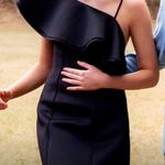 ASOS Black One Shoulder Dress Photo 2