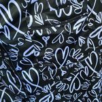 Torrid Sleepgown Black White Heart Graffiti- 0X Photo 3