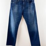 Mavi Jeans Zach Mid Rise Slim Fit Denim Straight Leg Jeans Deep Brushed 33 / 16 Blue Photo 11
